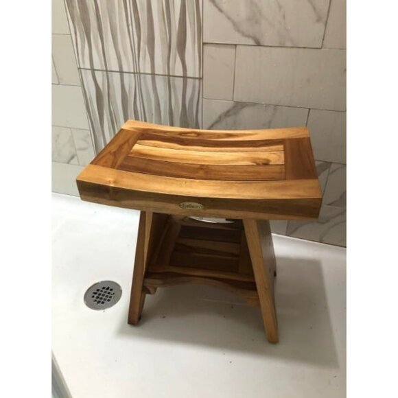 HOT Teak Shower Bench- Teak Shower Stool- Teak Shower Seat